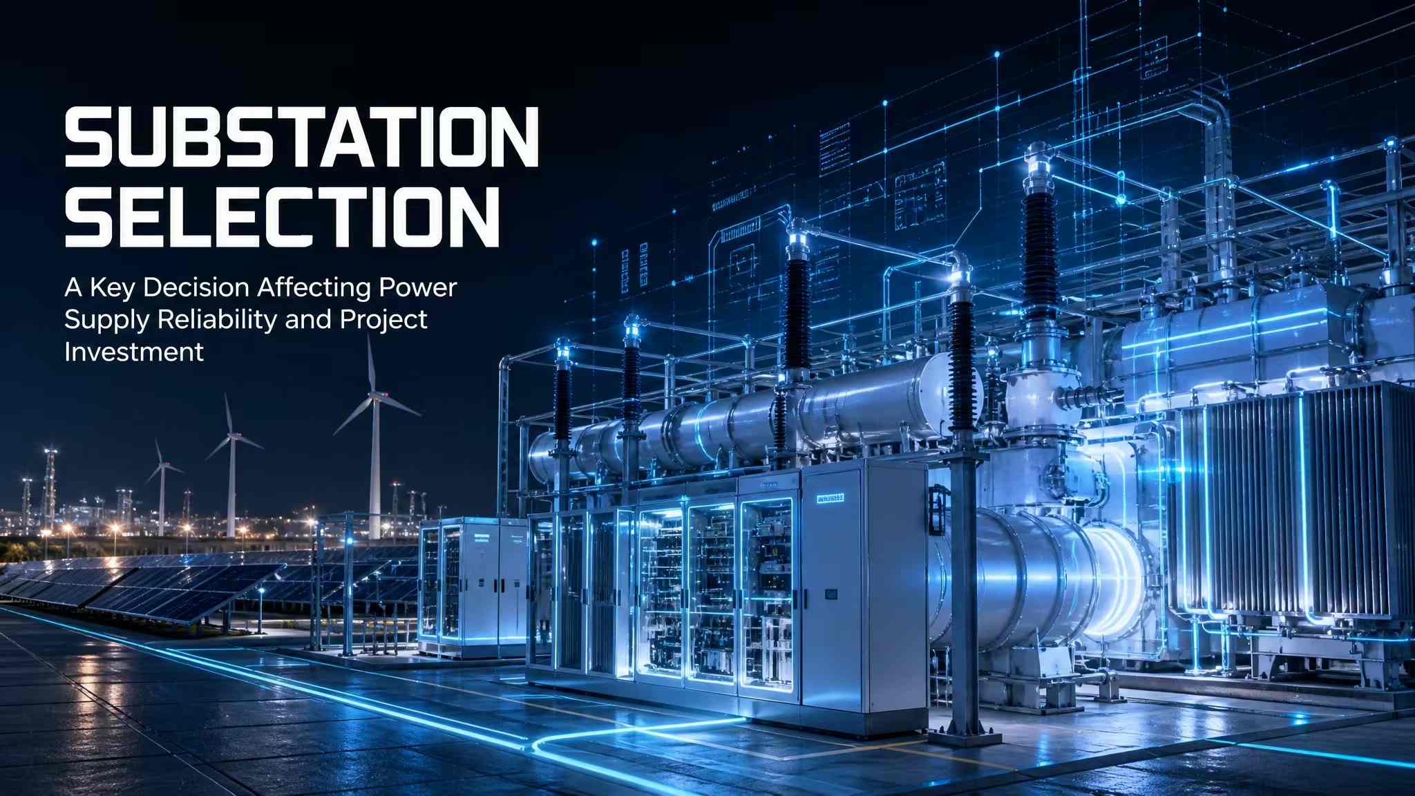 Sélection d'une sous-station : une décision clé affectant la fiabilité de l'alimentation électrique et l'investissement dans le projet