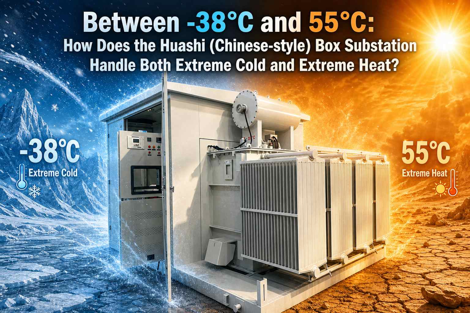 Entre -38°C et 55°C : Comment fonctionne la sous-station Huashi (style chinois)